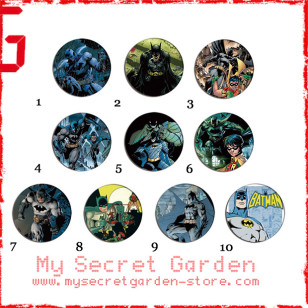 Batman - Pinback Button Badge Set 1a or 1b ( or Hair Ties / 4.4 cm Badge / Magnet / Keychain Set )